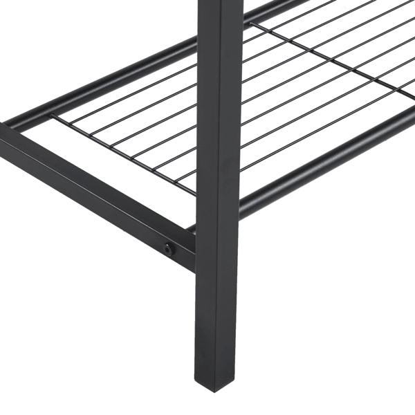 Dining Table Set for 4, Kitchen Table with 2 Chairs and a Bench, 4 Piece Kitchen Table Set for Small Space, Home Kitchen Bar Pub Apartment, Gray