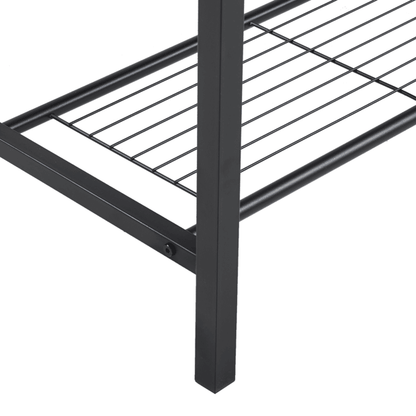 Dining Table Set for 4, Kitchen Table with 2 Chairs and a Bench, 4 Piece Kitchen Table Set for Small Space, Home Kitchen Bar Pub Apartment, Gray