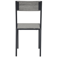 Dining Table Set for 4, Kitchen Table with 2 Chairs and a Bench, 4 Piece Kitchen Table Set for Small Space, Home Kitchen Bar Pub Apartment, Gray