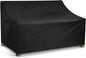 WLEAFJ Patio Sofa Cover Waterproof, 3-Seater Outdoor Sofa, Heavy Duty Deep Lounge Loveseat, Large