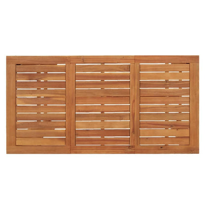 Garden Bar Set Natural Acacia Solid Acacia wood For 6 people