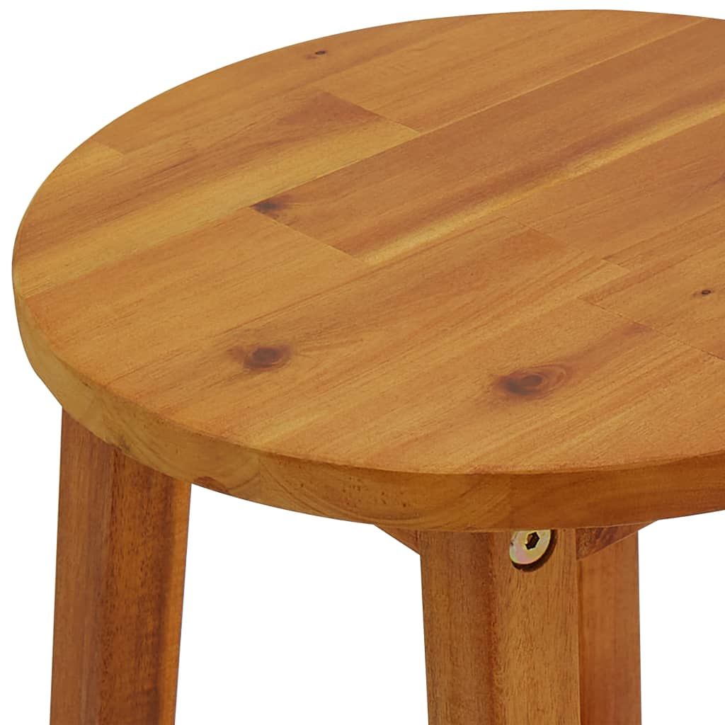 Garden Bar Set Natural Acacia Solid Acacia wood For 6 people