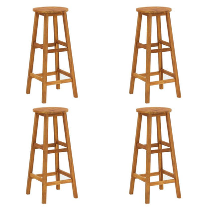 Garden Bar Set Natural wood Solid acacia wood Medium Durable