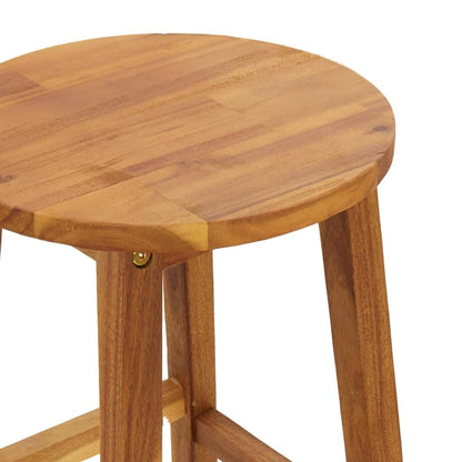 Garden Bar Set Natural wood Solid acacia wood Medium Durable
