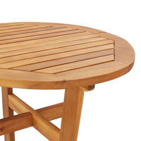 Garden Bar Table Natural Brown Solid Acacia wood Standard Durable