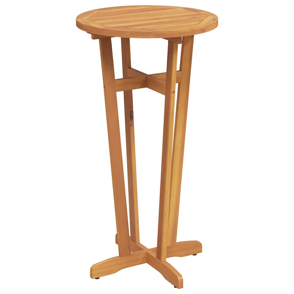 Garden Bar Table Natural Brown Solid Acacia wood Standard Durable