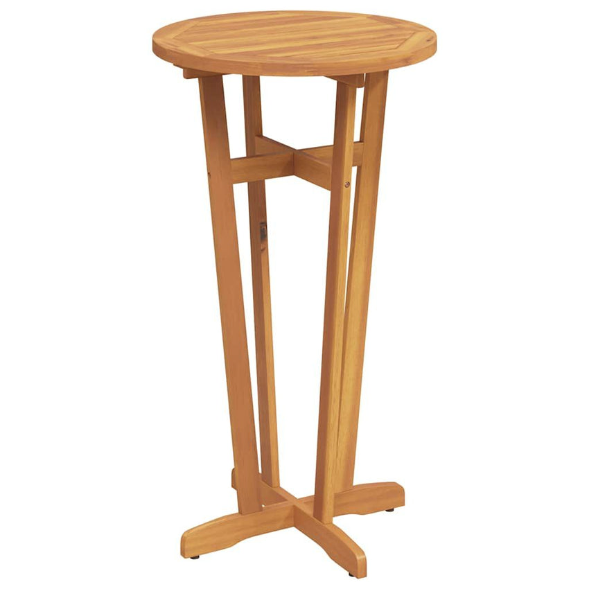 Garden Bar Table Natural Brown Solid Acacia wood Standard Durable