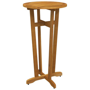 Garden Bar Table Natural Brown Solid Acacia wood Standard Durable