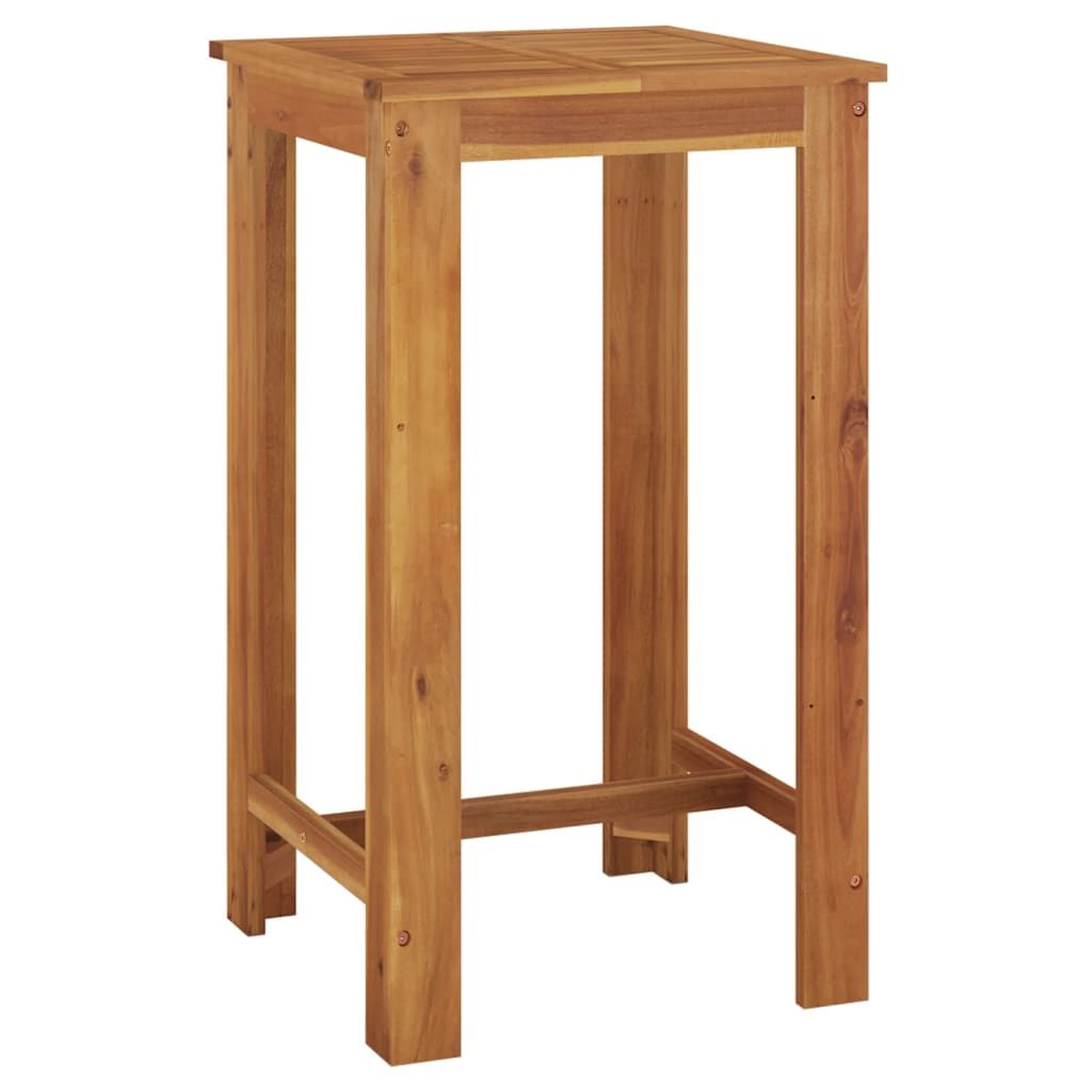 Garden Bar Set Natural wood Solid acacia wood Medium Durable