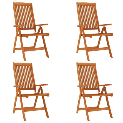 Garden Dining Set Reddish-Brown Solid eucalyptus wood Medium