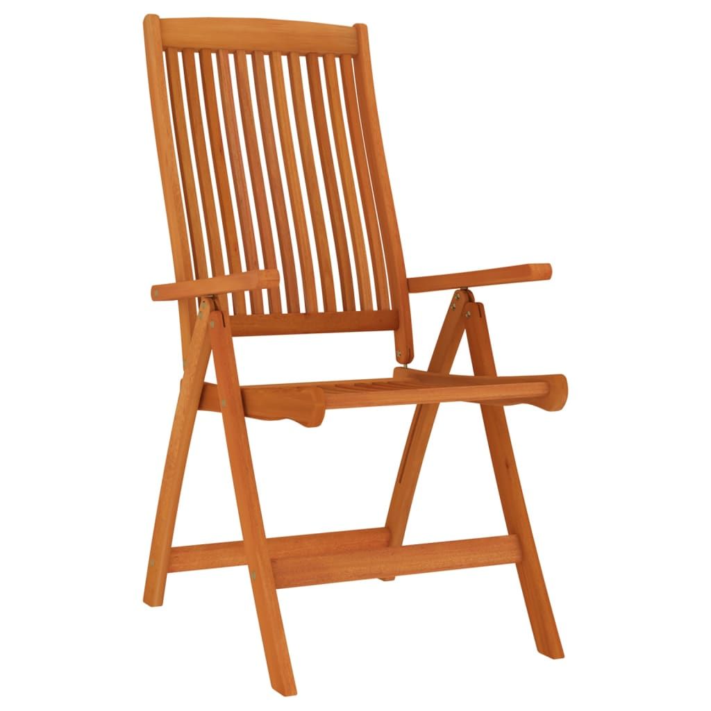 Garden Dining Set Reddish-Brown Solid eucalyptus wood Medium