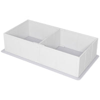 PawHut Whelping Box for Dogs and Puppies, Dog Whelping Box with Washable Waterproof Pee Pad & Adjustable Door for Medium and small Dogs, White, 77" x 38" x 19"