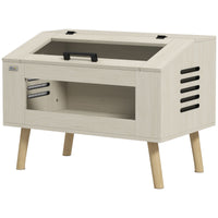 PawHut Reptile Terrarium 29 Gallon Top Opening Reptile Tank with Glass Windows Air Ventilations, for Snakes Lizards Horned Frogs Chameleons Hamsters Gerbils, 31.5" x 20" x 24"