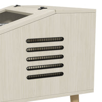 PawHut Reptile Terrarium 29 Gallon Top Opening Reptile Tank with Glass Windows Air Ventilations, for Snakes Lizards Horned Frogs Chameleons Hamsters Gerbils, 31.5" x 20" x 24"