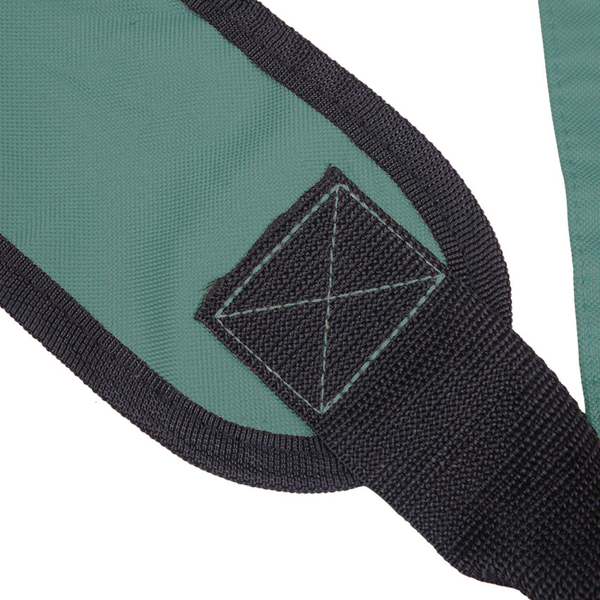 Oxford Cloth Hardwood With Cup Holder Wooden Stick Perforated 100kg Seaside Courtyard Oxford Cloth Hanging Chair Green