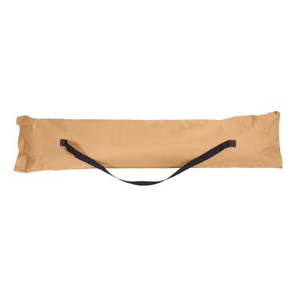 Oxford Cloth Hardwood With Cup Holder Wooden Stick Perforated 100kg Seaside Courtyard Oxford Cloth Hanging Chair Brown