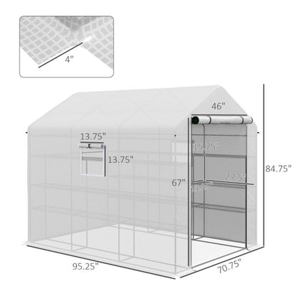 Mini Walk-in Greenhouse ( Amazon Shipping)(Prohibited by WalMart)