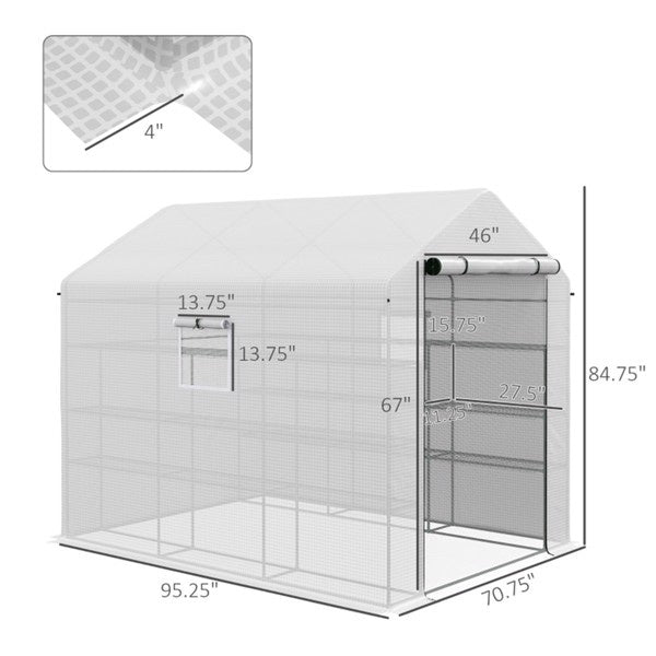 Mini Walk-in Greenhouse ( Amazon Shipping)(Prohibited by WalMart)