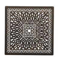 81*81*104cm Round Courtyard Cast Aluminum Table Bronze