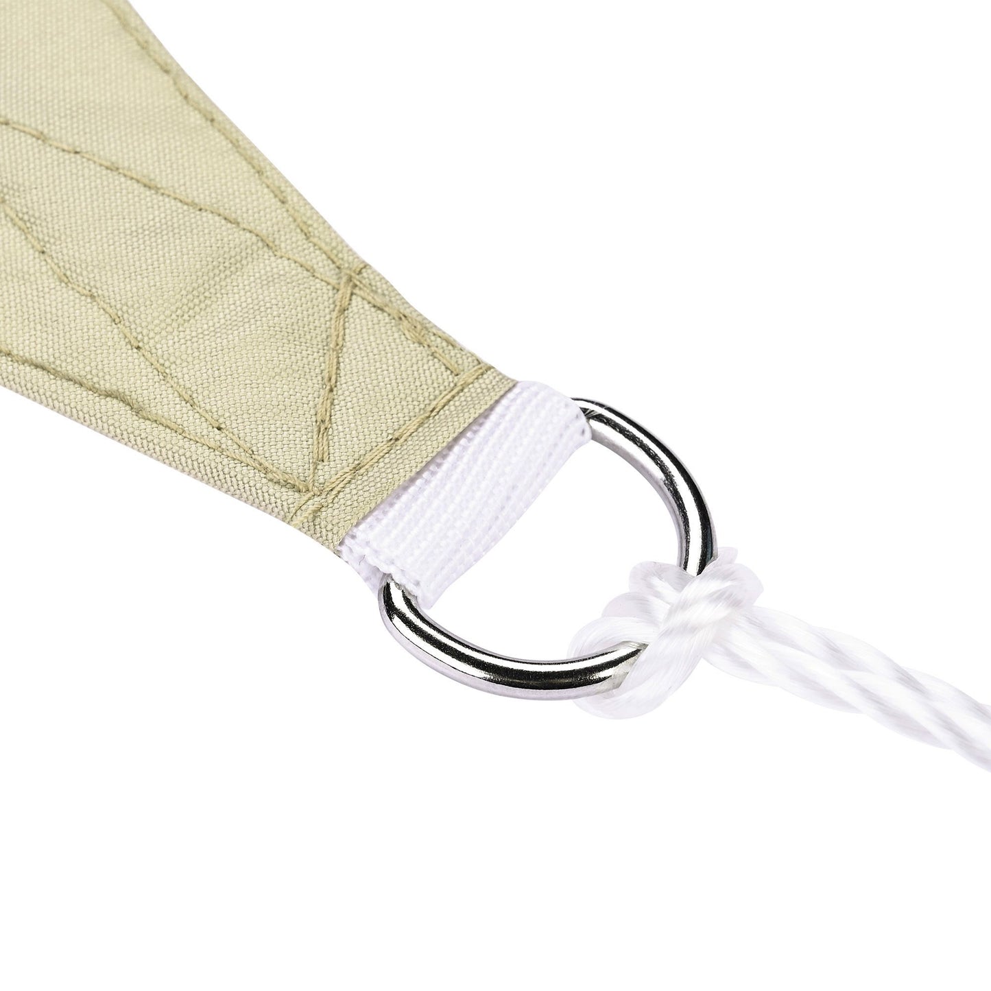 10x13ft Rectangle Sun Shade Sail/Beige