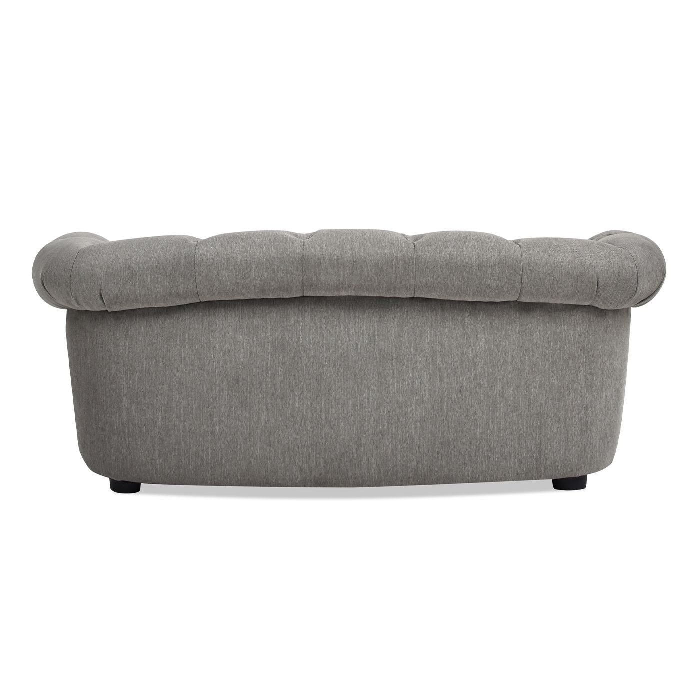 Kiki 36.5" Chesterfield Dog Sofa Bed, Medium, Uptown Gray Stain Resistant High Performance Polyester