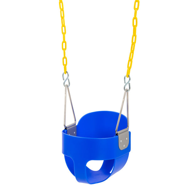 EVA+ Iron Swing + Hanging basket swing combination Blue Baby Swing