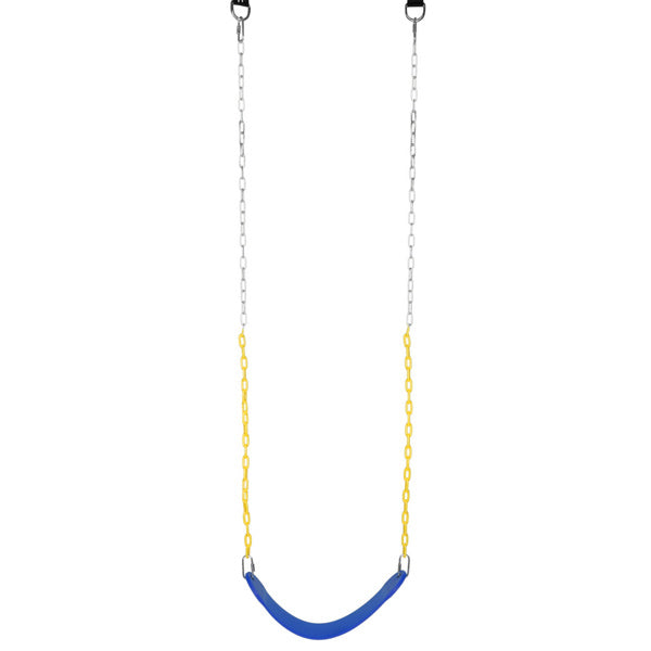 EVA+ Iron Swing + Hanging basket swing combination Blue Baby Swing