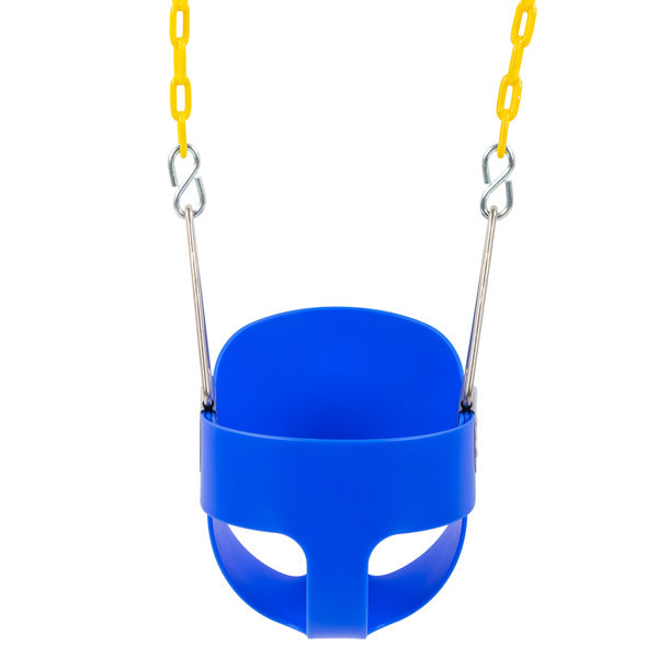 EVA+ Iron Swing + Hanging basket swing combination Blue Baby Swing