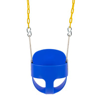 EVA+ Iron Swing + Hanging basket swing combination Blue Baby Swing