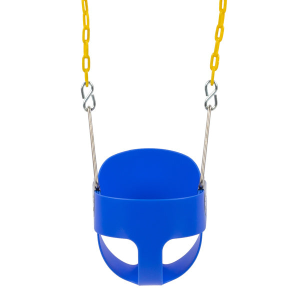 EVA+ Iron Swing + Hanging basket swing combination Blue Baby Swing