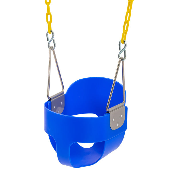 EVA+ Iron Swing + Hanging basket swing combination Blue Baby Swing