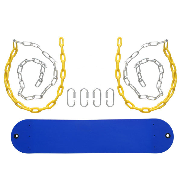 EVA+ Iron Swing + Hanging basket swing combination Blue Baby Swing