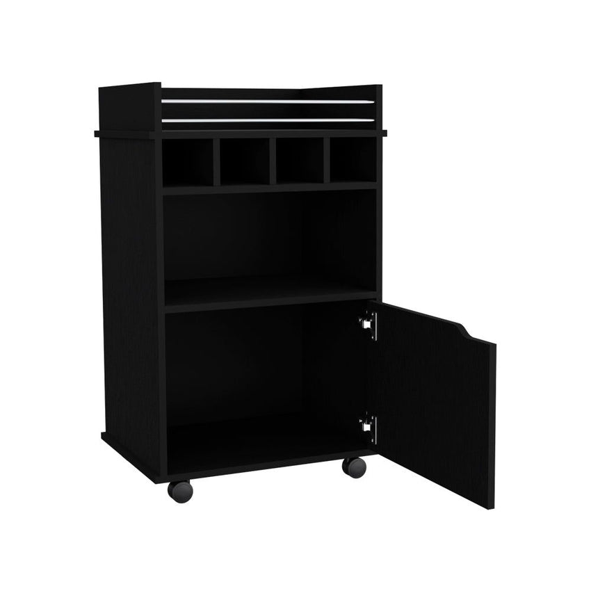 Bar Cart Kinsley, Living Room, Black