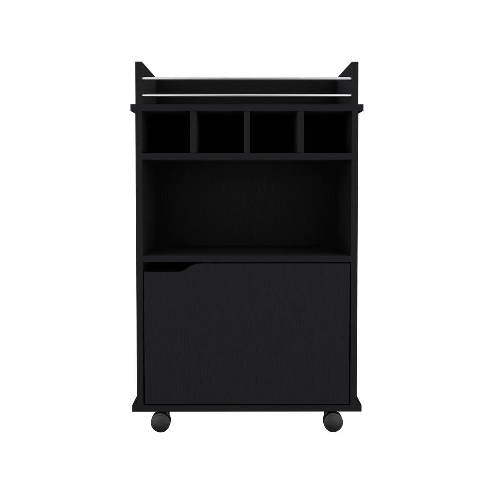 Bar Cart Kinsley, Living Room, Black