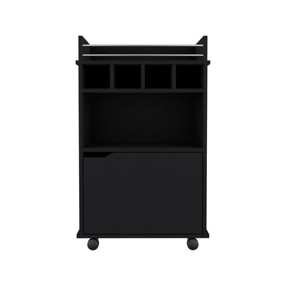 Bar Cart Kinsley, Living Room, Black