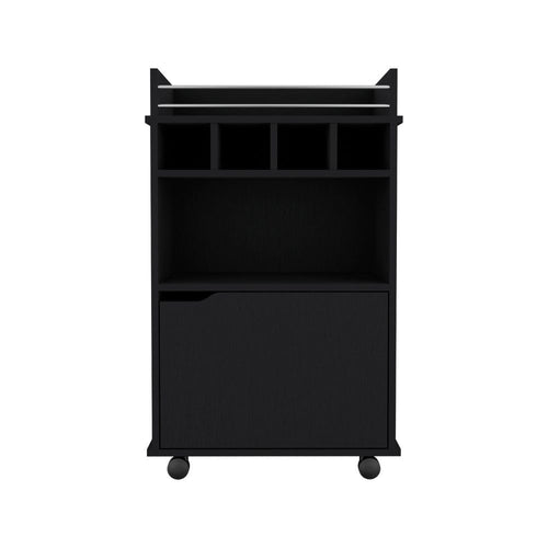 Bar Cart Kinsley, Living Room, Black