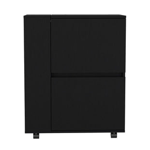 Bar Cart Belleville, Living Room, Black