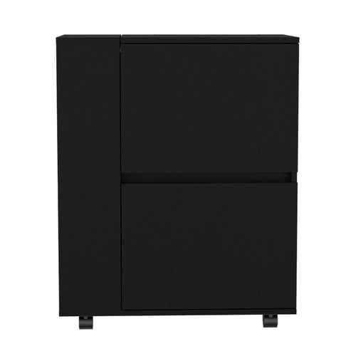 Bar Cart Belleville, Living Room, Black