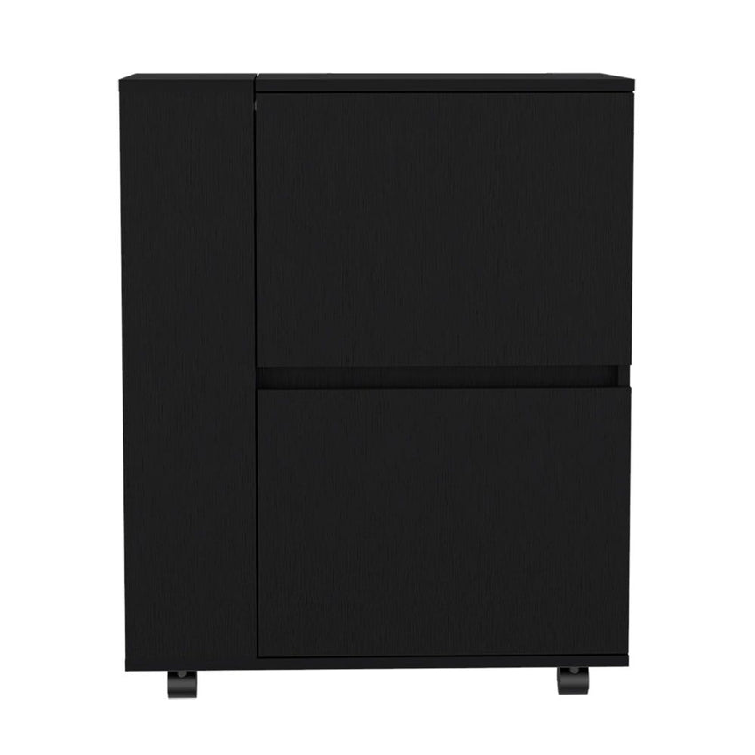 Bar Cart Belleville, Living Room, Black