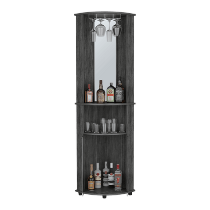 Corner Bar Cabinet Rialto, Living Room, Smokey Oak