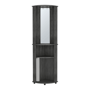 Corner Bar Cabinet Rialto, Living Room, Smokey Oak