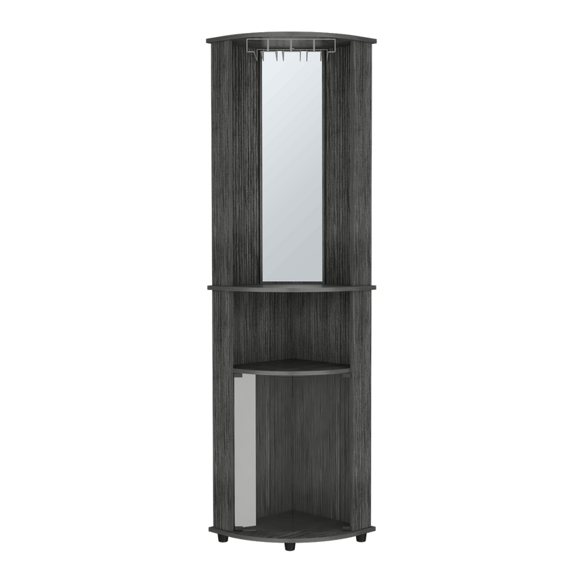 Corner Bar Cabinet Rialto, Living Room, Smokey Oak