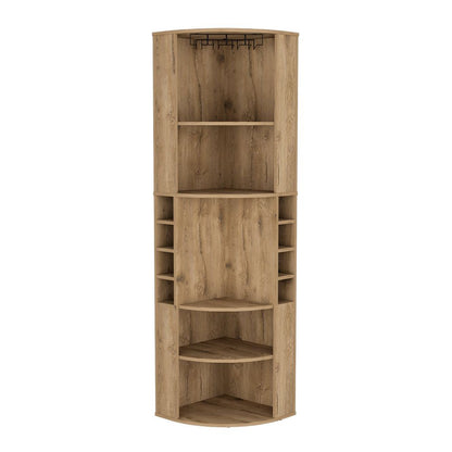Bar Cabinet Jansen, Living Room, Macadamia