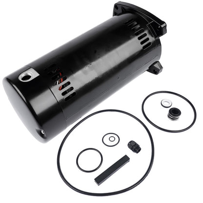 Swimming Pool Motor USQ1152 Square Flange 1.5 HP Brand New Single Speed 3450 RPM 60 HZ 115/230 Volts