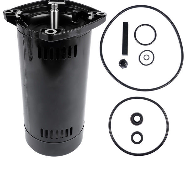 Swimming Pool Motor USQ1152 Square Flange 1.5 HP Brand New Single Speed 3450 RPM 60 HZ 115/230 Volts