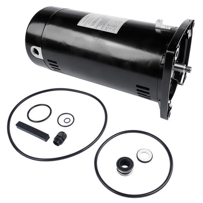 Swimming Pool Motor USQ1152 Square Flange 1.5 HP Brand New Single Speed 3450 RPM 60 HZ 115/230 Volts