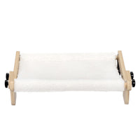 Cat Window Perch for Indoor Cats, Plush Cat Hammock, Window Seat Bed Shelf No Drilling No Suction Cup, Wood