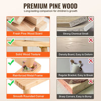 VEVOR Sensory Table for Toddlers, Kids Activity Table with 3 Foldable Storage Bins & Paper Roll Holder, Indoor/Outdoor Play Sand and Water Table, Wooden Kids Sensory Drawing Table, Gift for Boys Girls