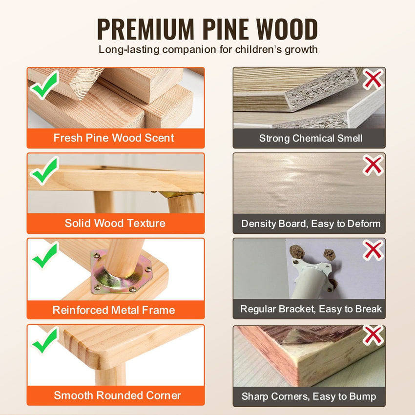 VEVOR Sensory Table and Chairs Set, Toddlers Activity Table with 2 Stools, 2 Storage Bins & Paper Roll Holder, Indoor/Outdoor Play Sand and Water Table, Wooden Kids Sensory Table - Gift for Boys Girls