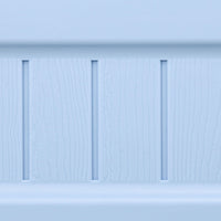 Kids Outdoor Sandbox with Cover, Seat Board for Backyard, Light Blue, 72" x 41.25" x 8.75"